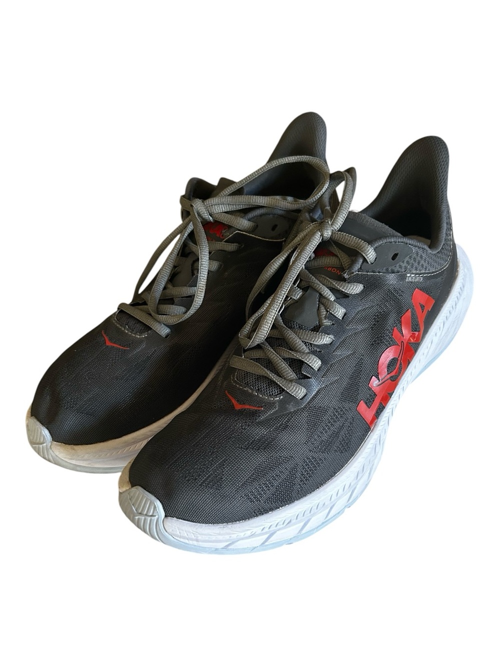 Hoka Carbon X Sneakers with Red Logo